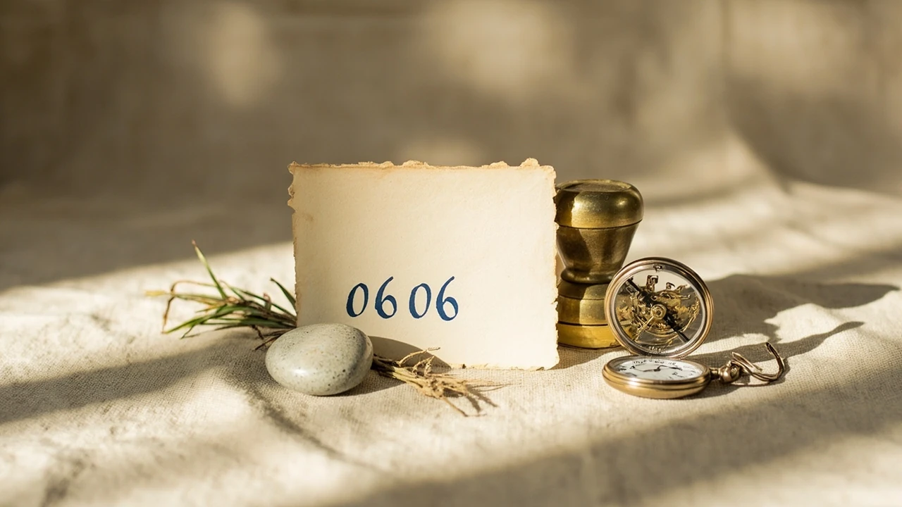 06.06 significato: composizione editoriale con numeri e simboli